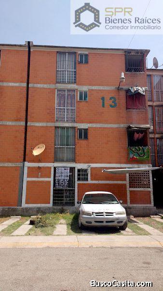 agradable departamento en venta, planta baja, morelos 3a, tultitlan