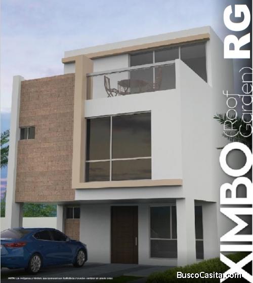 ELEGANTE CASA CON ROOF GARDEN EN ZÁKIA, QUERÉTARO