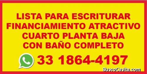 ZAPOPAN-JALISCO-TERMINADA AUN A PRECIO PREVENTA-COCINA EQUIPADA+CUARTO C/BAÑO COMPLETO PLANTA BAJA