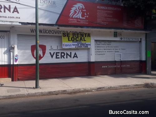 Local comercial en renta la Col. Jardin Balbuena