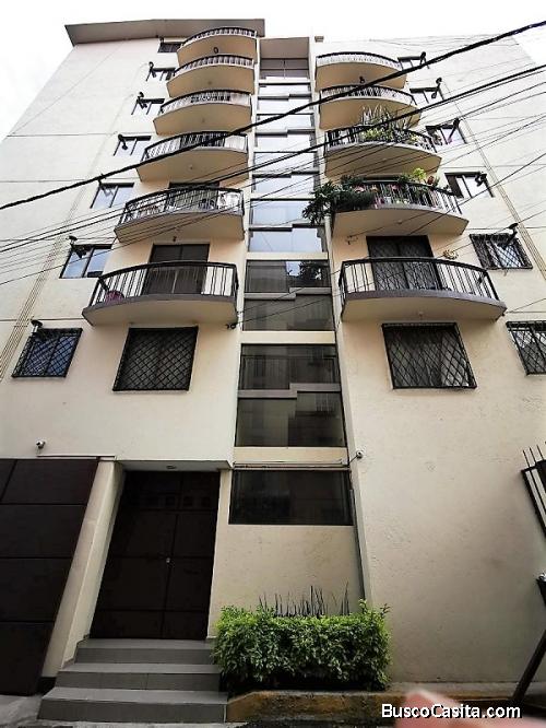 Coyoacán. Departamento en venta. 3 Recámaras. Mejor que nuevo. Vista panorámica.