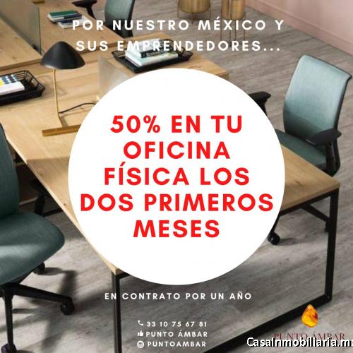 OFICINA EN RENTA AL 50%