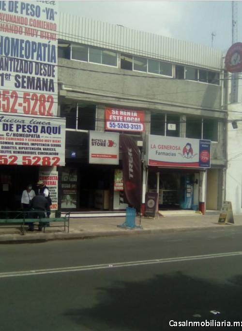 RENTO ESPACIO CONERCIAL CON OFICINAS EN PRIMER PISO FRENTE A PLAZA AZCAPOTZALCO 