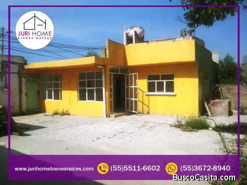 CASA EN VENTA CON GRAN TERRENO EN CHALCO