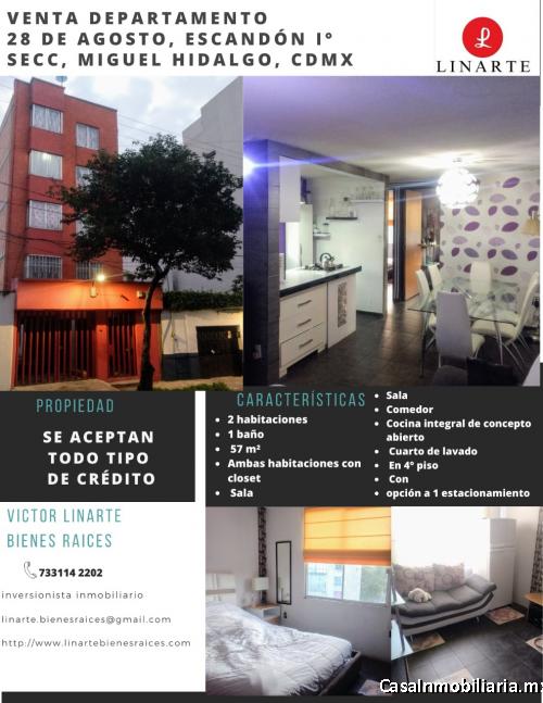  Bonito departamento en venta