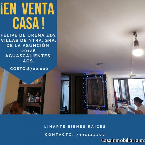 Bonita casa en venta en Aguascalientes 