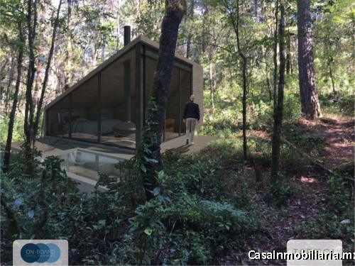 DESCANSA EN TU CABAÑA RODEADO DE BOSQUE EN VALLE DE BRAVO.