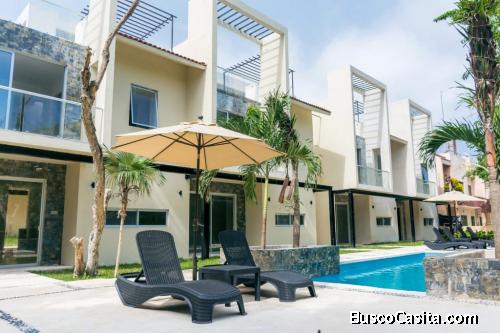 Townhouses con roof garden 