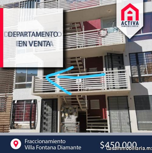 Departamento en venta en Fraccionamiento Villa Fontana Diamante, en Zapopan