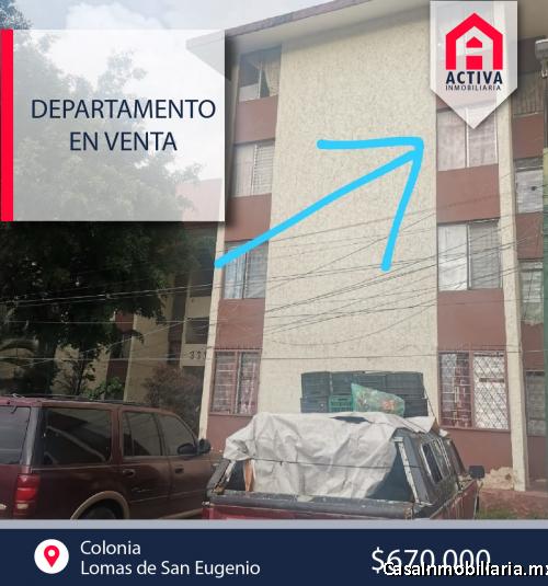 Departamento en la colonia Lomas de San Eugenio, Guadalajara