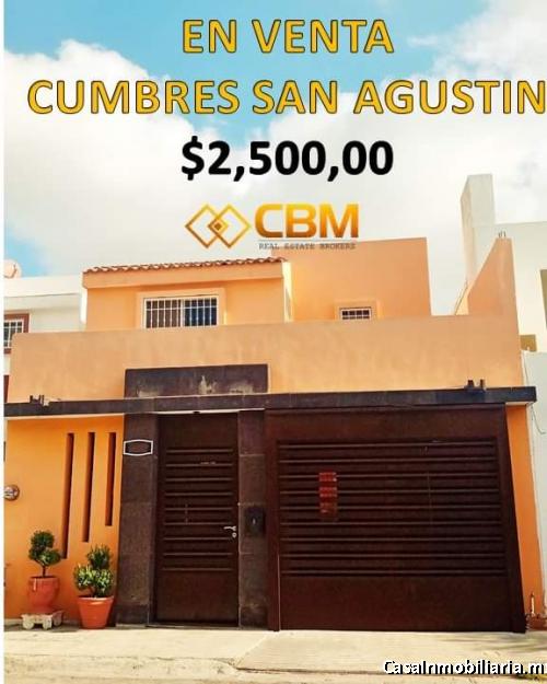CASA EN VENTA EN CUMBRES SAN AGUSTIN 