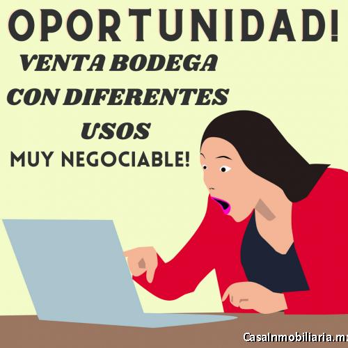 Oportunidad Venta Bodega con Diferentes Usos de Suelo