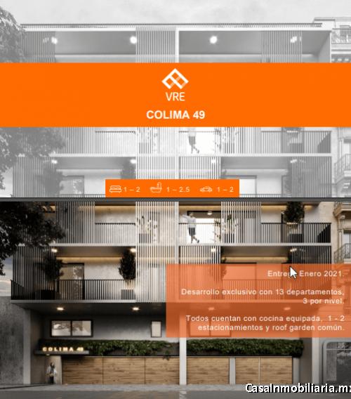 DESARROLLO DEPTOS COLIMA, ROMA NORTE