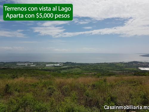 Terrenos urbanizados con vista al Lago de Chapala