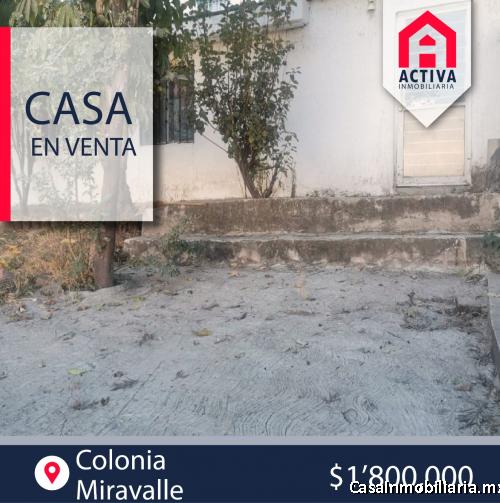 Amplia casa de un piso en la colonia Miravalle, Tlaquepaque