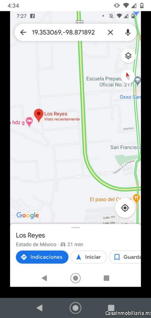 TERRENO VENTA SOLAR CHILILICO SAN FRANCISCO ACUAUTLA