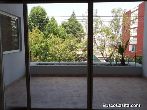 DEPARTAMENTO EXTERIOR EN VENTA EN LA COL. DEL VALLE