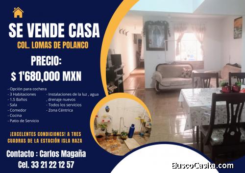 Cerca de la Estación Isla Raza y Av. Colon - Céntrica Casa en Venta