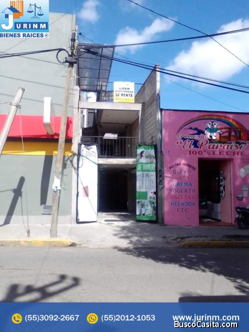 SE RENTA LOCAL DE TRES NIVELES CHALCO