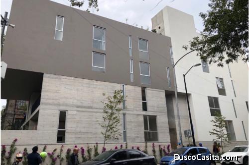 DEPARTAMENTO EN RENTA FRENTE AL KIOSCO MORISCO CON TERRAZA