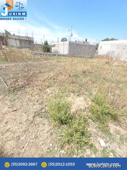 TERRENO HABITACIONAL EN VENTA CHALCO