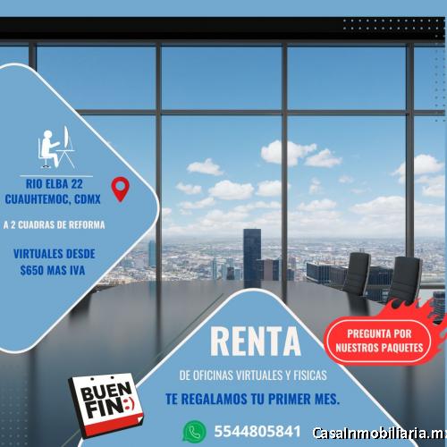 RENTA DE OFICINAS FISCAS Y VIRTUALES EN CDMX