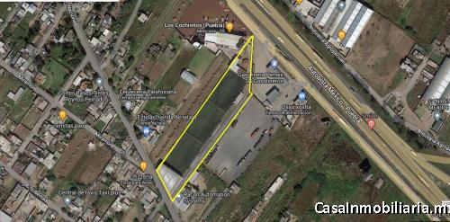 Terreno 9,700 m2 urbanizado San Francisco Ocotlán Puebla