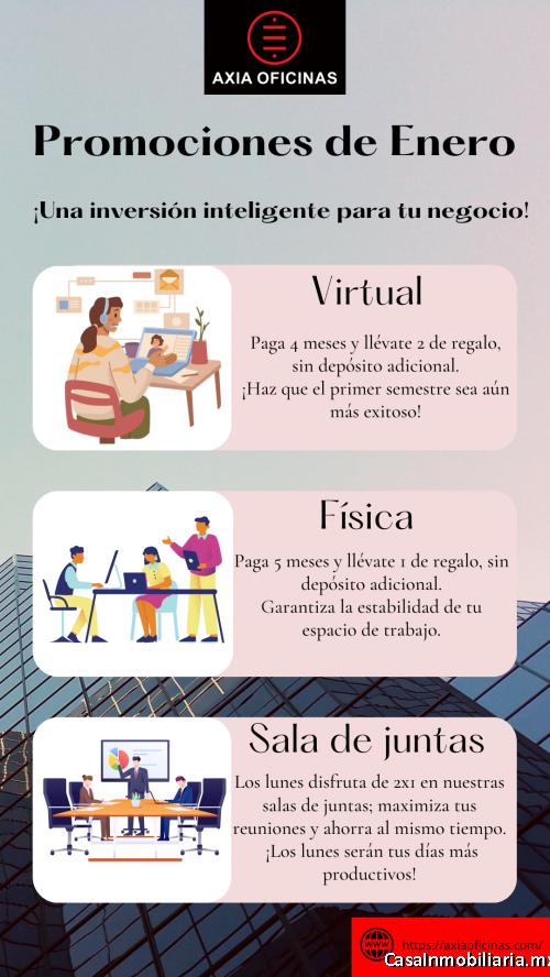 ¡Axia Oficinas - Donde tu Éxito Encuentra su Espacio! 