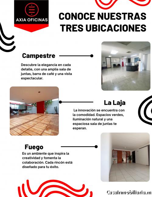 Axia Oficinas, donde cada detalle potenciará tu experiencia profesional.