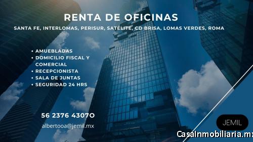 Renta de Oficinas Amuebladas