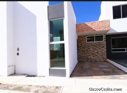 Casa nueva en coto privado de 1 niv 3 recamaras