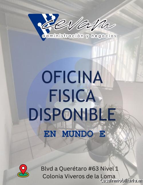 OFICINA FISICA EN RENTA 