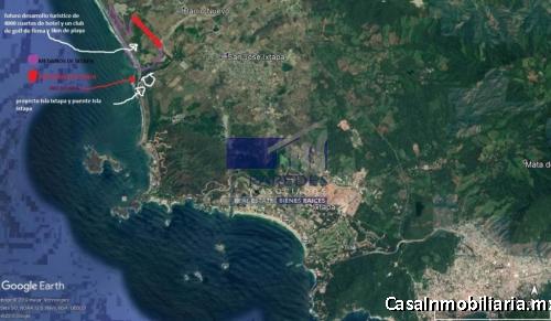 20 Hectareas en venta cerca playa linda Ixtapa Zihuatanejo T519