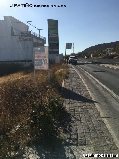 queretaro, anillo fray junipero serra, tereno comercial 6,345 m2 , ideal plaza comercial