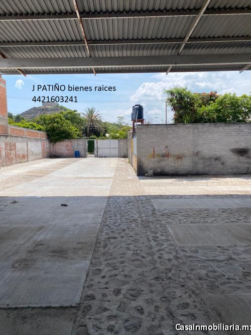 Corregidora, qro. bodega 480 m2 ( mitad techada) a 5 min del CAM